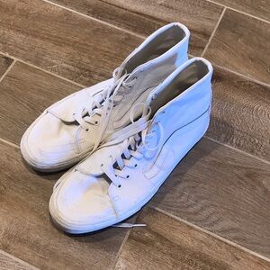 White High-Top Vans size 12